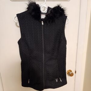 Spyder vest with hood